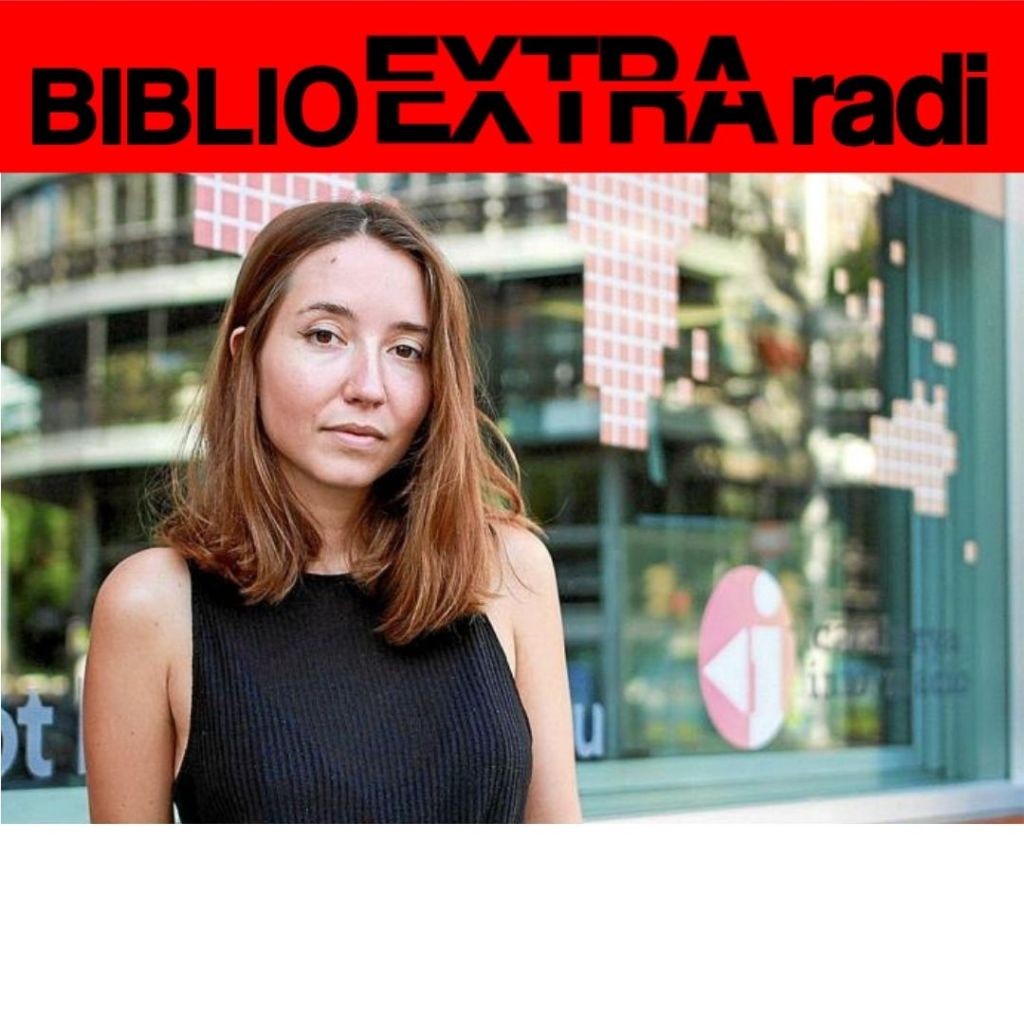 Imatge d'Anna Pacheco i el logo Biblioextraradi