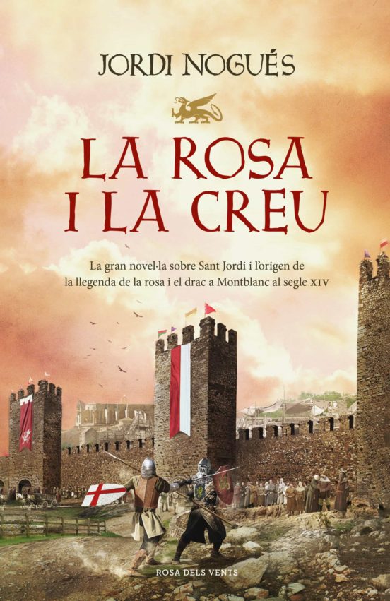 Imatge de la coberta de la novel·la "La rosa i la creu"
