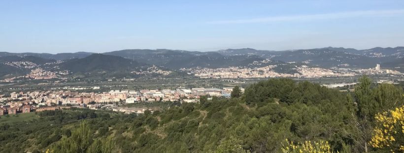 Imatge panoràmica de la comarca del Baix Llobregat
